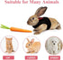 ASOCEA Adjustable Bunny Harness and Leash - Breathable Mesh Vest for Small Animals - Black M