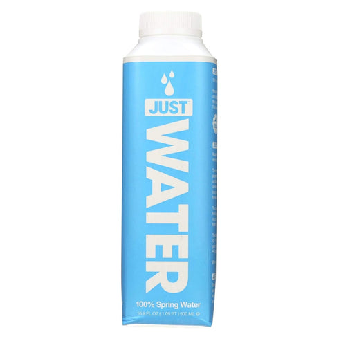 Just Water 100% Spring Water, 16.9 oz., 12 Bottles/Carton
