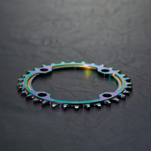 YBEKI 32T 34T 36T 38T Chainring, 104BCD Round Narrow Wide Single Bike Chainring for 8-11 Speed MTB Road