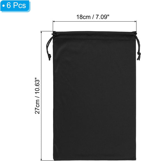 PATIKIL Microfiber Ski Goggle Bag, Protective Storage Case Sleeve with Drawstring Pouch