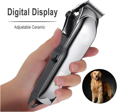 HPNZNNVW Trimmer Pets(Set 2) Pet Grooming Kit Dog & Cat Hair Clipper, Quiet Animal for Puppies, Kittens & Small