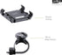 SP CONNECT Universal Bicycle Mobile Phone Holder for Mountain & Road Bikes, Patented Twist Lock, Strong Clamp-Grip