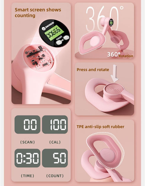 MOSYFEIBI 2026 360 New Mireva Pelvic Floor & Thigh Trainer, Smart Screen Pelvic Muscle Exerciser for Postpartum