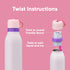 24-oz, Owala FreeSip Twist Insulated Stainless Steel Water Bottle with Straw for Sports and Travel, BPA-Free