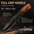 Spring Assisted Knife - 3.66" Sharp Blade - Tactical Pocket Knife for Men with Wood Handle Glass Breaker & Clip - Best Folding Knives for EDC Camping Survival for Dad Husband - Father Day Gifts 0207 by Grand Way