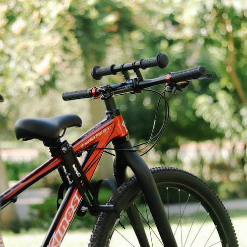 Kid Bike Seat Front Mounted with Handlebar for Mountain Bike Parent-Child Cycling, Compatible with All Adult MTB