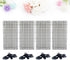 POPETPOP 1 Set Plastic Fish Tank Aquarium Panel Splicable Bottom Grid Divider, Fish Tank Partition Plate