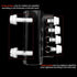 Aquarium Dosing Pump Tubing Holder Fixture, Acrylic Dosing Container Tube Holder for Air Pump Accessories (1 Piece