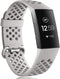Wepro Waterproof Replacement Bands for Fitbit Charge 3, Breathable Sport Strap Accessories for Large Slate Gray