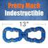 Tough Dog Pull Toy in Blue, Ideal for Fetch, Tug of War, and Training for Aggressive Chewers