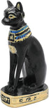 Egyptian Cat Bastet Fish Tank Decorations, Ancient Egypt Décor Sculpture for Reptile Turtle Tanks