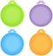 Food Can Covers 4 Pack - Universal BPA Free Silicone Lids for Dog and Cat Food, Fits Standard Size Cans