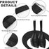 Hanging Ab Straps for Pull Up Bar, Padded Arm Support Slings for Abdominal Muscle Building