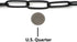 Herm Sprenger Black Stainless Steel Long Link Fur Saver Dog Training Collar | No-Pull Slip Chain for Small Medium Large