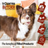 COUNTRY 10 Count THE BUTCHER Filled Cow Hooves, Soft to Aggressive Chewers, Small, Medium, and Large Breed Dog Treat