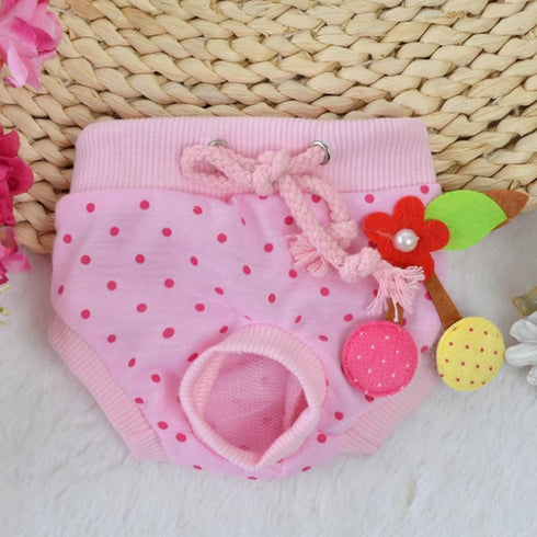 MERRYHAPY Comfortable Pet Safety Pants for Dogs and Cats Washable Dog Diapers with High Absorbency Sanitary