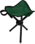 equlup Camp Chair, 600D Oxford Fabric Tripod Seat Folding Tripod Stool Anti Slip