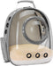Transparent Bubble Cat Carrier Backpack for Small Puppy and Bunny, Grey, Pet Carrier Backpack