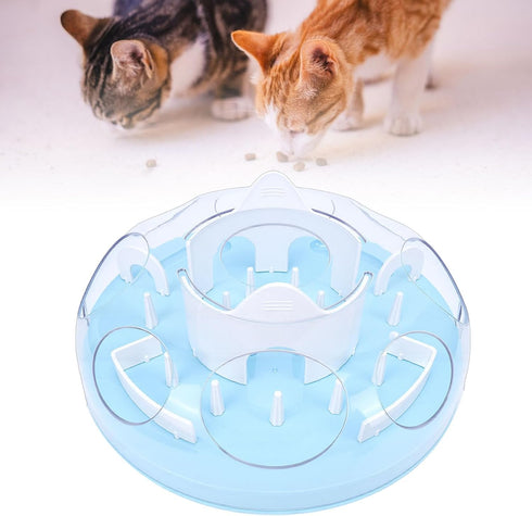 HEEPDD Interactive Cat Puzzle Feeder, Slow Feeder Toy for Dogs and Cats with Adjustable Food Outlet, Fun Pet Enrichment
