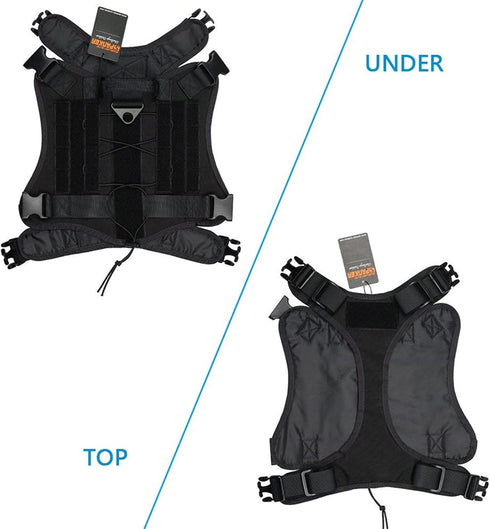 EXCELLENT ELITE SPANKER Tactical Dog Harness, Military Working Vest with Handle, Adjustable Training Vest for Large