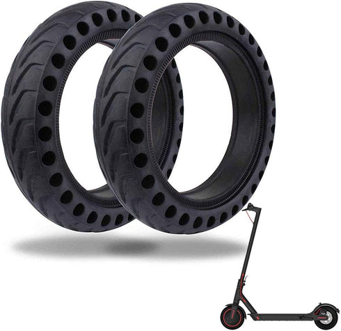 Solid Tires for Xiaomi m365 Electric Scooter Mijia M365, Gotrax GXL V2, 8.5 Inches Honeycomb Replacement Tires (2 Piece)