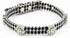 Rhinestone Dog Collar - Designer Crystal Jewelry, Cute Houndstooth Cloth Cat Collar, Size S