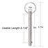 OIIKI 4 Pack Quick Release Pins - 5/16 inch Bimini Top Pin, 2-1/4" Usable Length, 316 Stainless Steel Marine Hardware