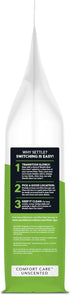 WORLD'S BEST CAT LITTER Comfort Care, 32-Pounds, Unscented, Quick Clumping, Flushable, 99% Dust Free