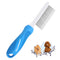 Grooming Comb for Dogs and Cats, Stainless Steel Fine Teeth for Detangling Matted Hair and Removing Loose Fur