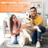Cramelith The Mellow Dog Calming Ball with Handle, Interactive Football Shape Balls for Dogs Playing, Interactive Pet