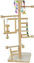 Wood Bird Playground Tabletop Parrots Playgyms Conures Play Stands Perches Prakeets Chewing Climbing Toy Playpen