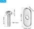 PATIKIL 316 Stainless Steel Kayak Rail Track Screws and Nuts, 4 Pack Hardware Gear Mount Replacement Kit