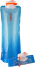 Vapur Flexible, Collapsible Wide Mouth Anti-Bottle with Detachable Carabiner, 50 Ounce, Translucent Blue, Pack of 1