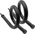 2Pcs Aquarium Flexible Rubber Wall Air Curtain Bubble Tube for Fish Tank Soft Rubber Tube Hose Oxygen Diffuser Tube 30cm/11.8" Length