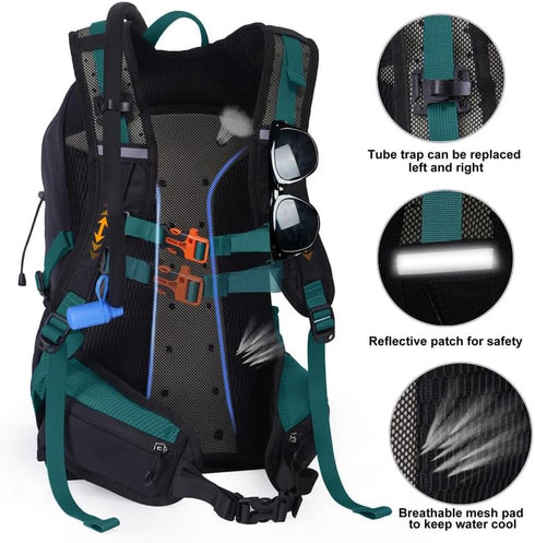 Hydration Backpack 3L Water Bladder, Insulation Daypack with Rain Cover for Hiking Cycling