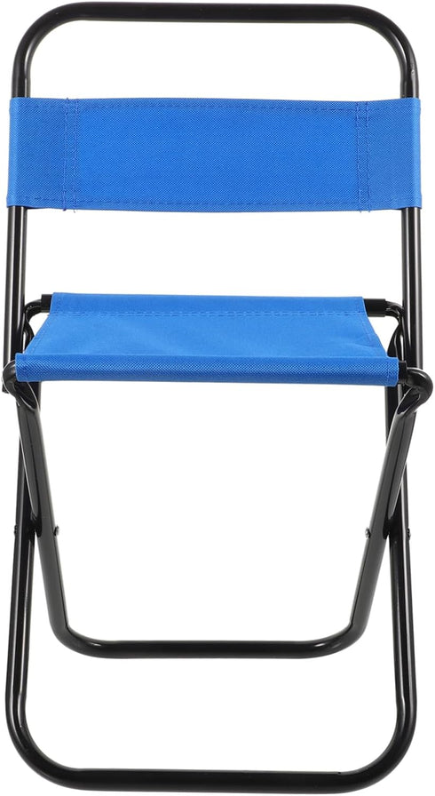 GANAZONO Foldable Outdoor Camping Chair Portable Fishing Stool Backrest Compact Lightweight Design