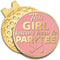 This Girl Knows How to Par Tee Golf Ball Marker with Magnetic Hat Clip - Funny Gift for Woman
