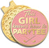 This Girl Knows How to Par Tee Golf Ball Marker with Magnetic Hat Clip - Funny Gift for Woman