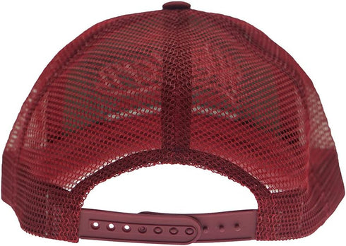 Vintage Embroidery Half Mesh Baseball Cap - Adjustable Unisex Washed Denim Trucker Sun Hat