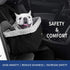 Dog Car Seats for Small Dogs, Upgrade Booster Seat with Metal Frame for Pets up to 20lbs