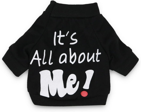 DroolingDog XS Dog Clothes Pet Shirts Summer T Shirt Costume for Small Dogs, XS, Black