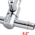 Stainless Steel Aquarium Fish Tank 9- way Air Pump Control Valve Manifold Taps Silver Tone