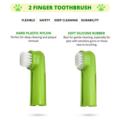 Pet Grooming Brush Set for Short/Long Haired Dogs, Cats – 4-Piece Kit with Double-Sided Pin Brush & Bath Brush
