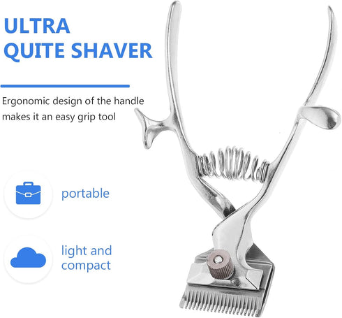 Angoily Dog Shaver, Manual Hair Clipper, Pet Grooming Clippers with Blades for Dog Beauty Products