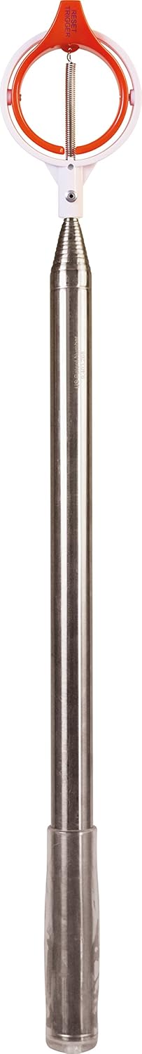 Search 'N Rescue MAX Hide Away Spring Loaded Golf Ball Retriever, 18-Feet, Silver/Orange/White