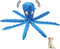 Squeak Dog Toy, 12.5In Plush Octopus Dog Toy with Crinkle Paper and