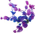 4 Pcs Green Artificial Plastic Plants, Fish Tank Plants for Fish Aquarium Decoration (Purple)