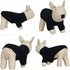 Lovelonglong Dog Pullover Sweatshirt for Autumn Winter, Cold Weather T-Shirts for Small to Large Dogs, Black XS