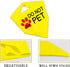 JXGZSO 1 Piece Stop Dot Not Pet Bandana, Do Not Distract Dog, No Touch No Talk