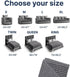 24x20 PAULATO BY GA.I.CO. Waterproof Chair Pad Reusable Seat Cover for Car or Wheelchair Machine Washable Protector